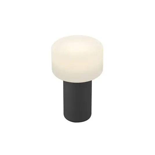 Vedd meg most Tiny-B LED-es újratölthető asztali lámpa, fekete, magasság 13 cm, IP54, USB
