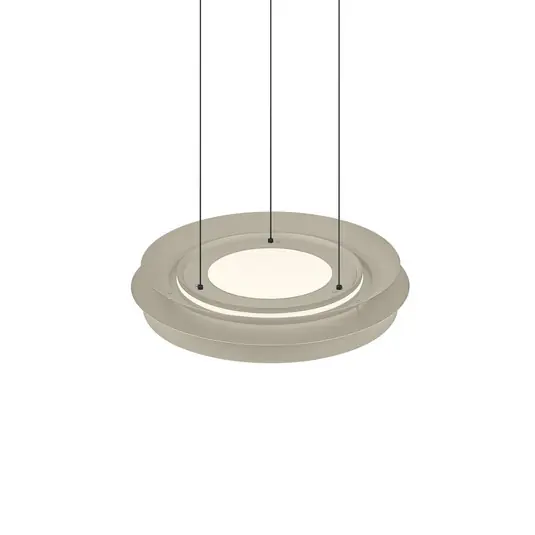 LED függőlámpa Lys, homok színű, Ø 45cm, CCT, távirányítós Legkelendőbb