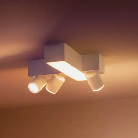 Philips Hue Centris Cross LED-es reflektor, fehér, 3 fényű RGB CCT Kihagyhatatlan ajánlat