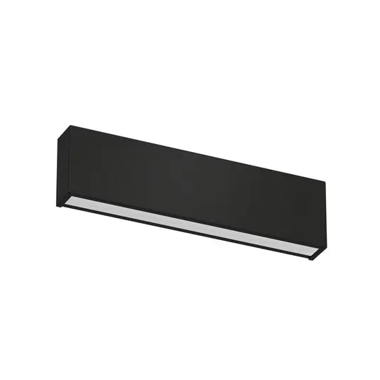 LED fali lámpa Box W2 bi-emissziós, W 31,9 cm, fekete, 2700 K Szezonális akció