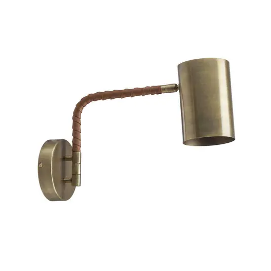 PR Home Nora fali lámpa, fém, antik sárgaréz, mélység 38 cm Azonnal elérhető
