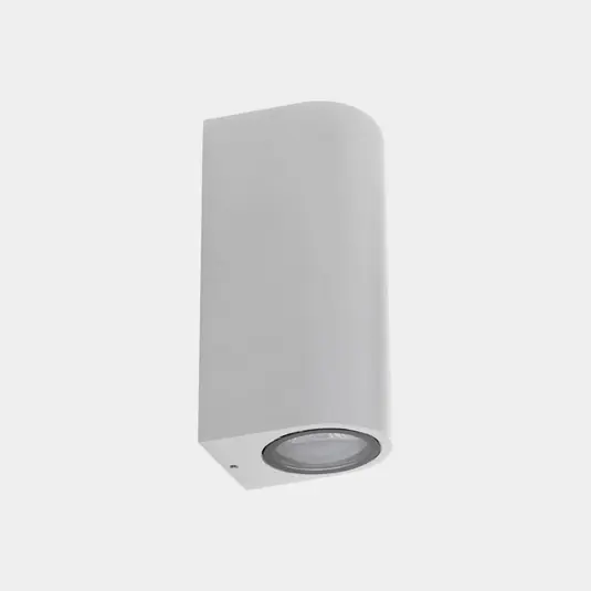 LEDS-C4 Eko Double kültéri fali lámpa, fehér, szélesség 7 cm, alumínium Biztonságos fizetés