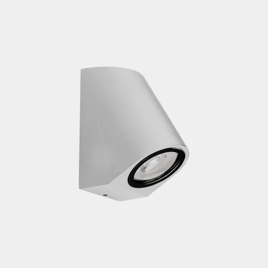 Legkelendőbb LEDS-C4 Eko ferde kültéri fali lámpa, fehér, szélesség 7 cm, alumínium