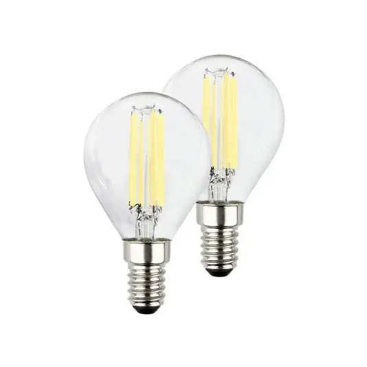 LED izzó csepp E14 4W világos 3000K 840lm EEK A 2er EEK A 2er Azonnali szállítás