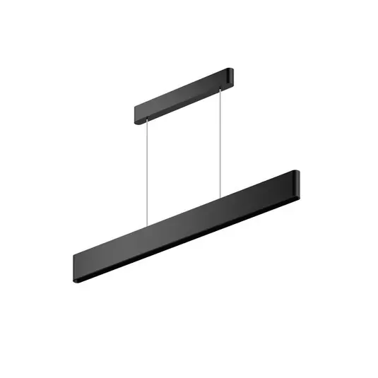 LED-es függőlámpa Satori, hossza 86,4 cm, fekete, 2700 K, alumínium Outlet