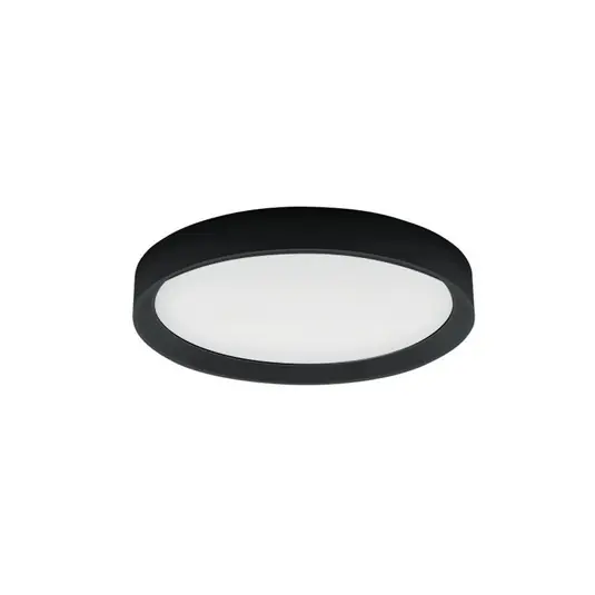 Expressz kézbesítés LED mennyezeti lámpa Tara R, Ø 50,7 cm, fekete, alumínium, 3000 K