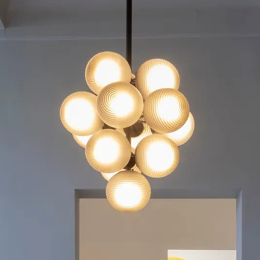 Ne maradj le pulpo függőlámpa Stellar Grape Small, fehér, 13-light, 13-light