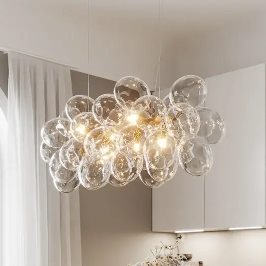 Ajánlat Rydéns Gross Bar függőlámpa, sárgaréz/tiszta, 80 cm, üveg
