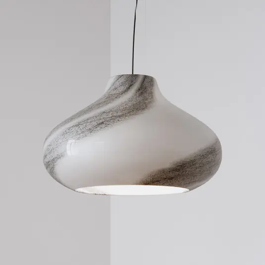 Vásárlói kedvenc By Rydéns Mira függőlámpa, fekete, Ø 45 cm, üveg