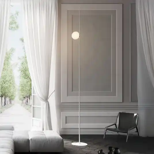 Karman állólámpa Atmosphere, fehér, 178 cm, műanyag Expressz kézbesítés