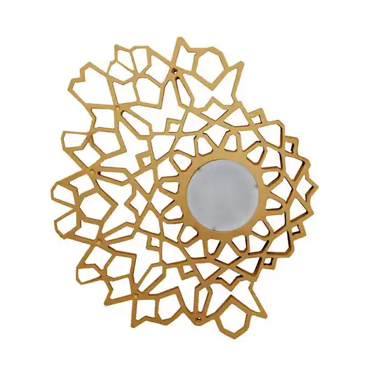 Prémium Karman LED fali lámpa Notredame, arany, 3.000 K, 63 x 56 cm