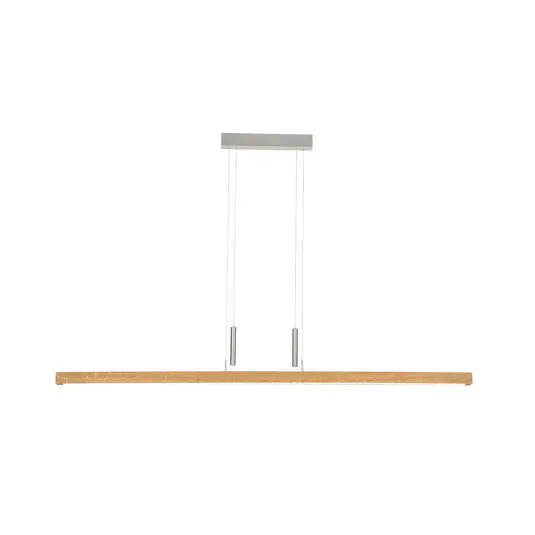 Bestseller HerzBlut LED-es függőlámpa Leonora, 121 cm, fa, fényerőszabályzóval,