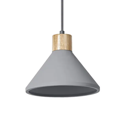 Outlet LEDVANCE Concrete Wood függesztéklámpa, Ø 22 cm, beton, szürke