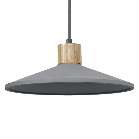 Kihagyhatatlan ajánlat LEDVANCE Concrete Wood függőlámpa, Ø 32 cm, beton, szürke