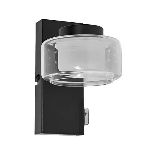 LEDVANCE LED fali lámpa Orbis Flame, 1 lámpás, fekete, IP44 Kedvezményes ár