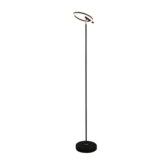 Space LED állólámpa, fekete, fém Akció