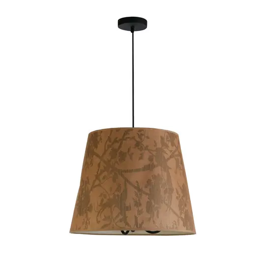 Isla függőlámpa, Ø 45 cm, barna, bézs, bambusz, acél Árcsökkenés