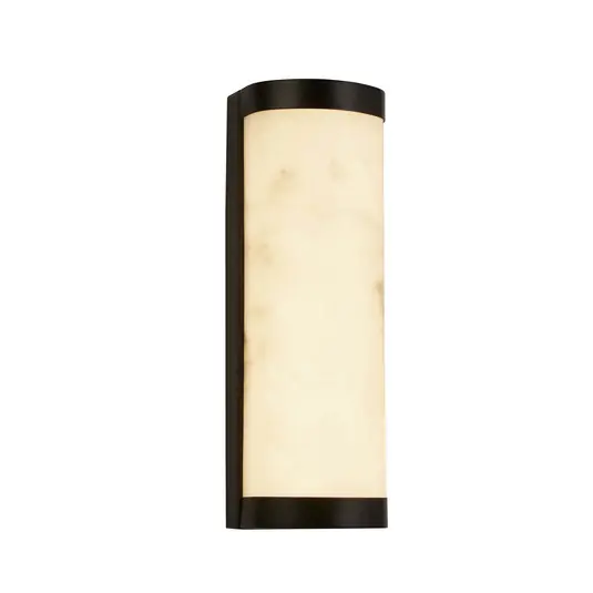Árcsökkenés LED fali lámpa Nile, magasság 25 cm, fekete, acél, IP44