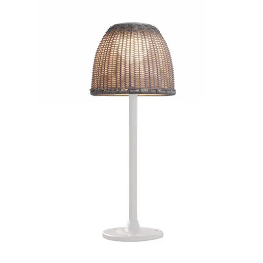 Bover LED állólámpa Atticus, 50 cm magas, natúr fehér/bézs színben Biztonságos vásárlás