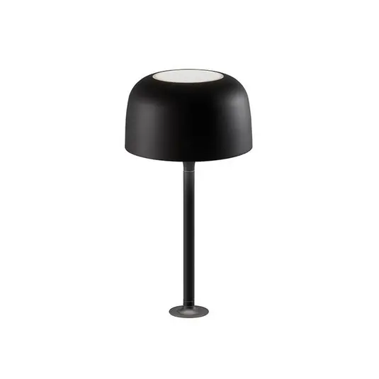 Bover LED süllyesztett asztali lámpa Bol, matt fekete, magasság 33 cm Gyors szállítás