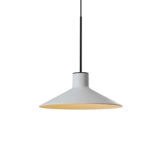 Nézd meg most Bover LED-es függőlámpa Platet, fekete/szürke, Ø 20 cm