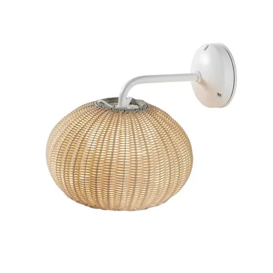 Bover LED kültéri fali lámpa Garota, fehér/elefántcsont színű, 27 cm Vásárlói kedvenc