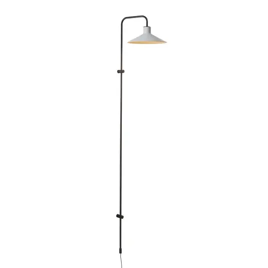 Bover fali lámpa Platet A/05, fekete/szürke, 142 cm, E14 Árcsökkenés