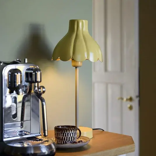 Outlet PR Home Wera asztali lámpa, sárga/zöld, magasság 47 cm, fém