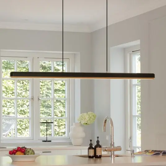 Biztonságos vásárlás UMAGE LED-es függesztett lámpa Hazel Branch, fekete/réz, 150 cm