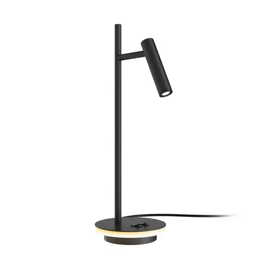Kiárusítás Maytoni Estudo LED asztali lámpa, fekete Magasság 45,5 cm fém