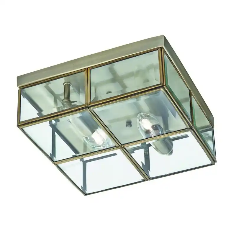Biztonságos vásárlás Searchlight 6769-26AB FLUSH mennyezeti lámpa 2xE14