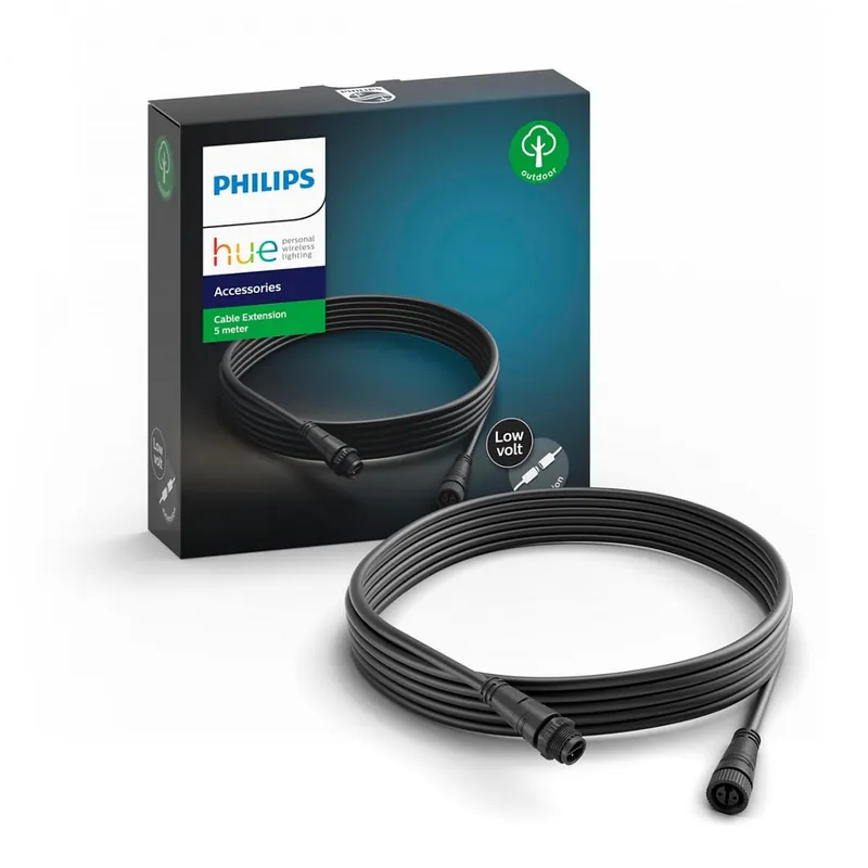 Csak ma Philips Hue 17424/30/PN hosszabbító kábel Calla a Lily IP44 - fekete