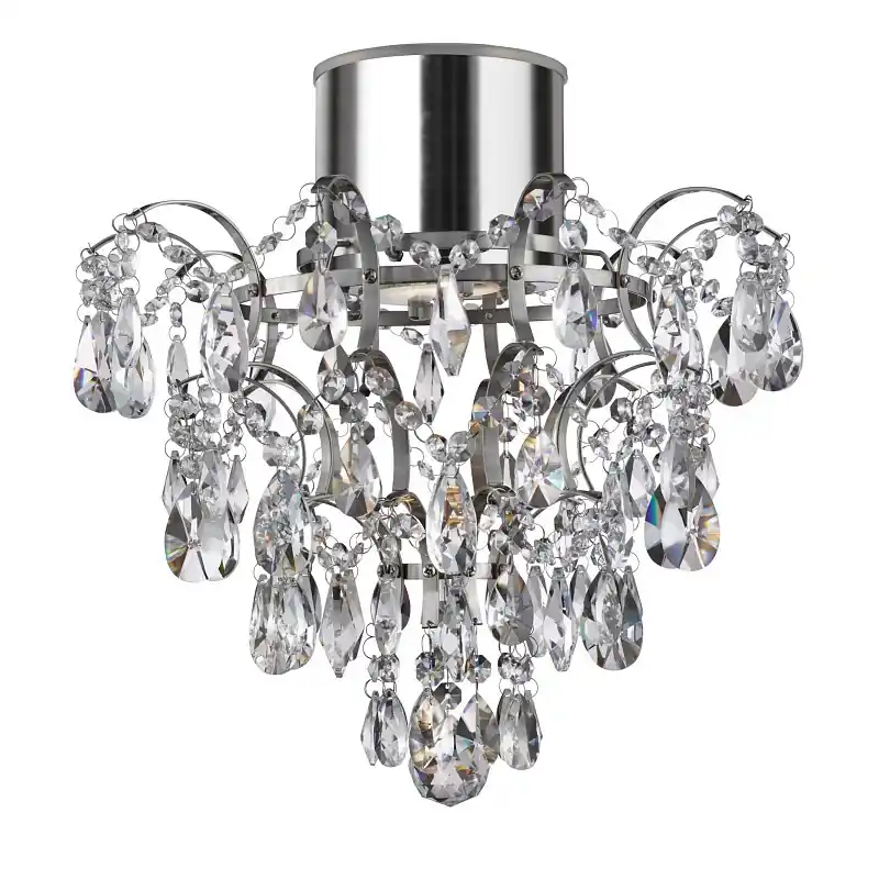 Expressz kézbesítés Searchlight 7901-1CC-LED BATHROOM fürdőszobai mennyezeti lámpa GU10 1x4W 320 lm IP44