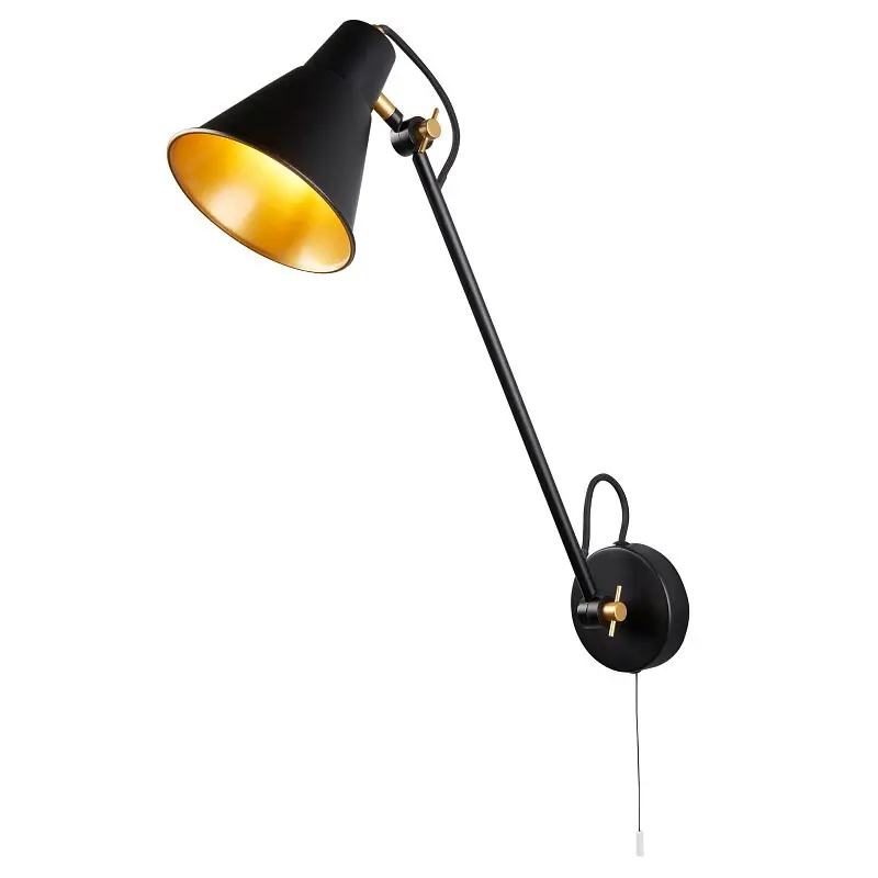 Árcsökkenés Searchlight 6302BK WALL fali lámpa E27 1x10W