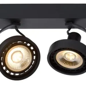 Azonnali szállítás Lucide 22968/24/30 LED mennyezeti spotlámpa Dorian 2x12W GU10 2200K - szabályozható