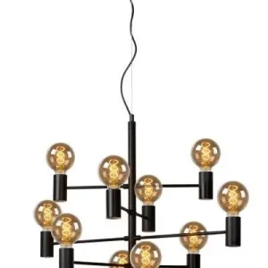 Outlet Lucide 21421/10/30 mennyezeti függőlámpa Leanne 10x60W E27