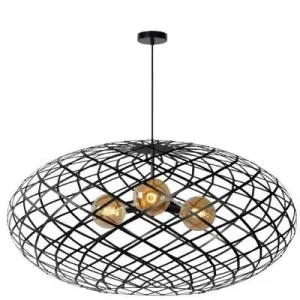 Újdonság Lucide 21417/99/30 mennyezeti függőlámpa Wolfram 3x60W E27