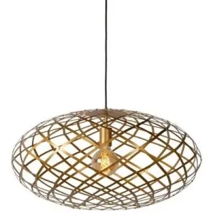 Utolsó esély Lucide 21417/65/02 mennyezeti függőlámpa Wolfram 1x60W E27