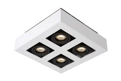 Lucide 09119/21/31 LED mennyezeti spotlámpa Xirax 4x5W GU10 2200-3000K - Dim to warm Akció