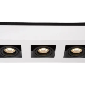 Alacsony ár Lucide 09119/16/31 mennyezeti spotlámpa Xirax 3x5W GU10 2200-3000K - Dim to warm