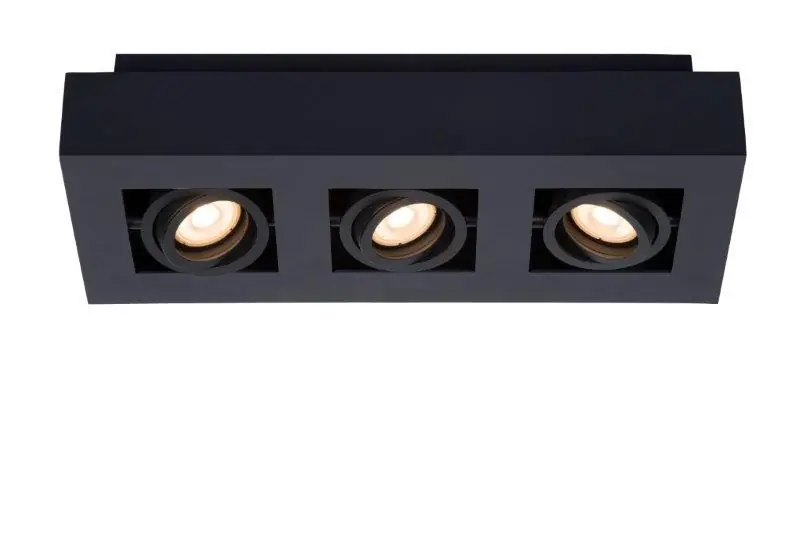 Korlátozott ajánlat Lucide 09119/16/30 mennyezeti spotlámpa Xirax 3x5W GU10 2200-3000K - Dim to warm