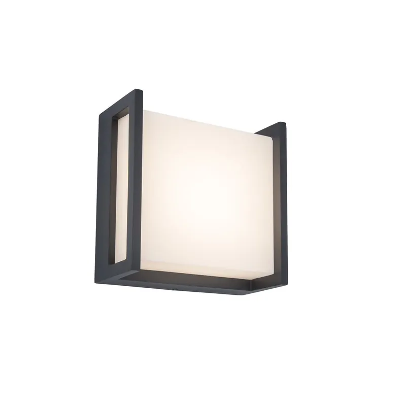 Lutec 5195401118 LED kültéri fali lámpa 1X8W QUBO 3000K IP54 - top dizájn Azonnal elérhető