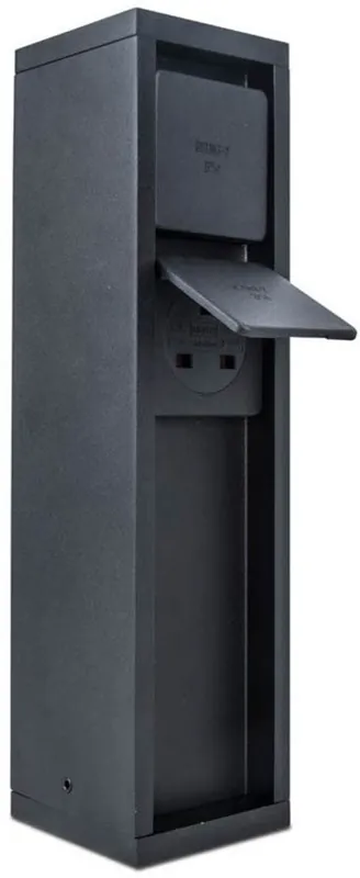 Alacsony ár Lutec 9702202012 kültéri oszlop aljzattal Mains tüskés földelés IP54