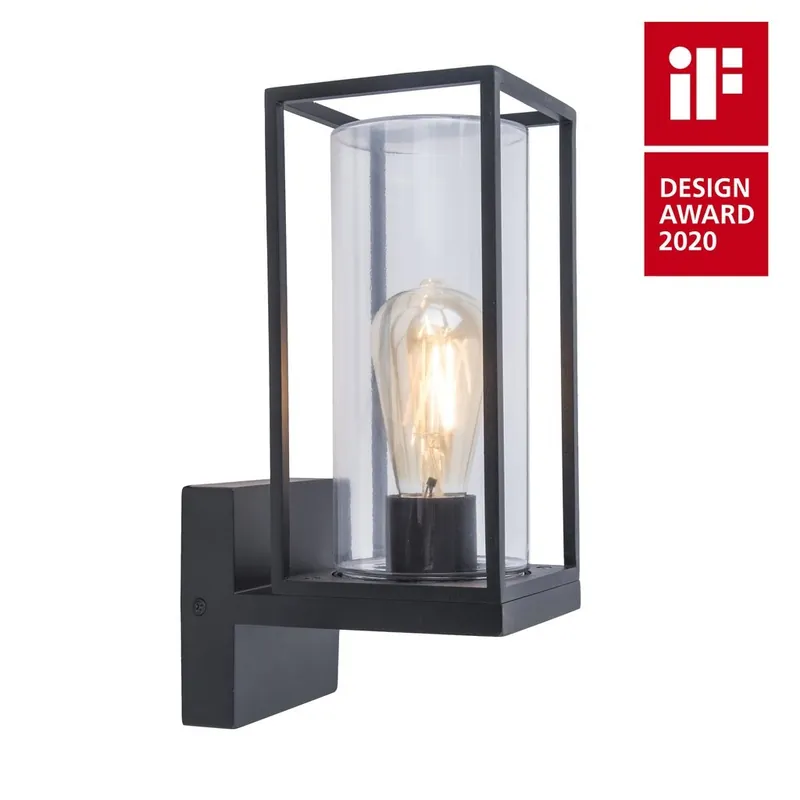 Árengedmény Lutec 5288801012 kültéri fali lámpa 1x40W Flair E27 IP44