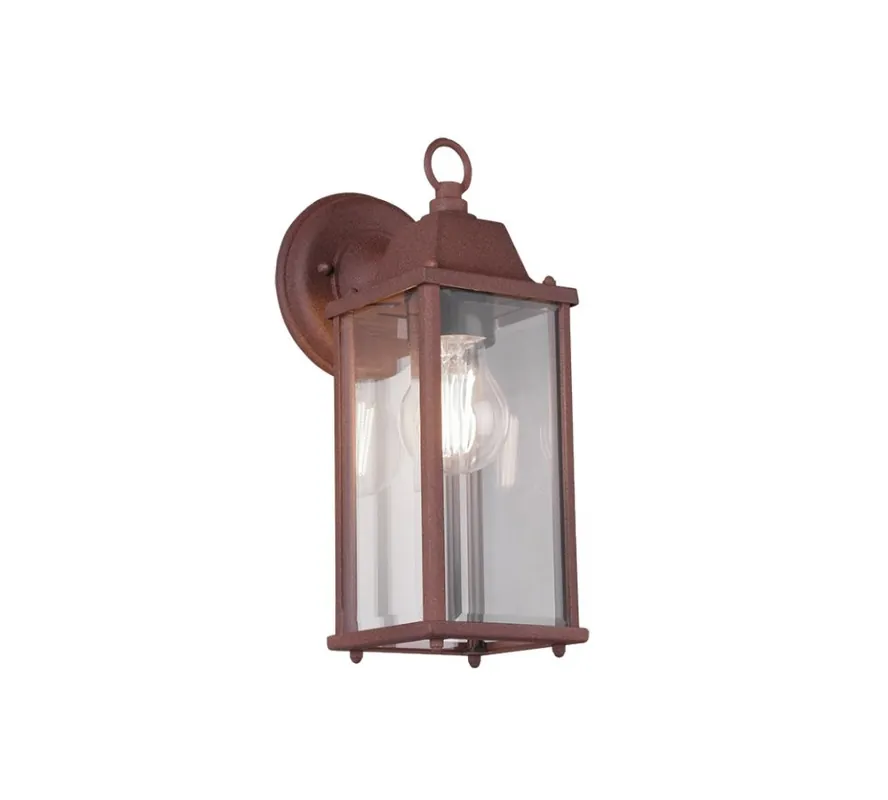 Szuper ajánlat Trio 201960124 kerti fali lámpa Olona 1x20W E27 IP23 - barna patina
