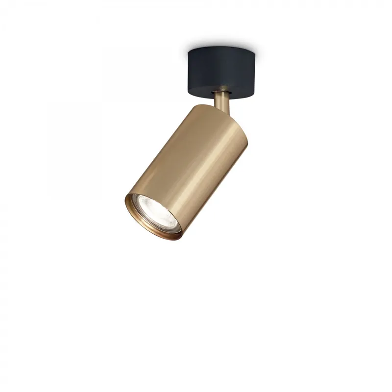 Utolsó esély Ideális Lux 244662 mennyezeti és fali spotlámpa Dynamite 1x28W GU10 - matt sárgaréz