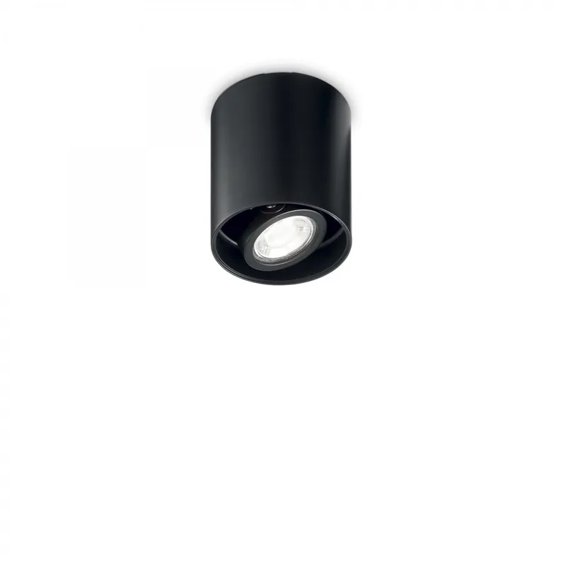Végkiárusítás Ideális Lux 243924 mennyezetre szerelhető lámpa Mood 1x28W GU10 - fekete