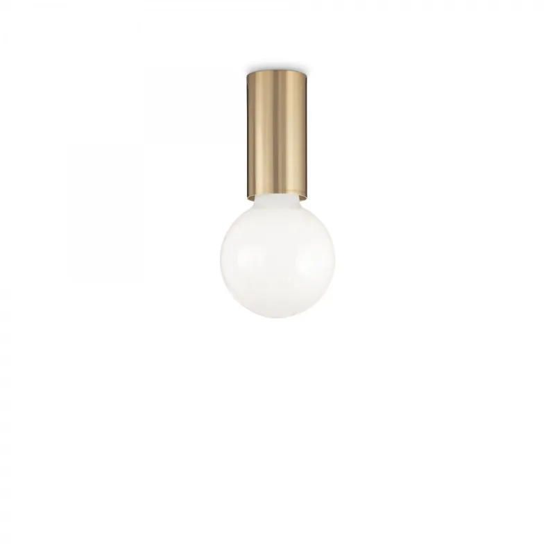 Ideal Lux 233031 mennyezetre szerelhető lámpa Petit 1x60W E27 - matt sárgaréz Legnépszerűbb