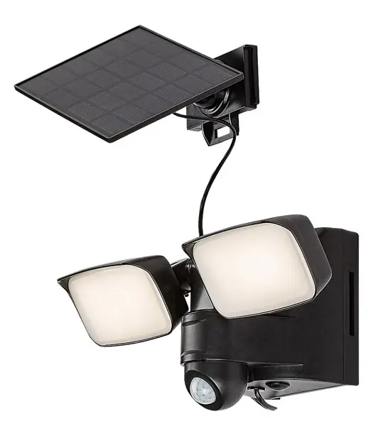 Rabalux 98077091 LED napelemes kültéri fali lámpa Leszno 10W integrált LED forrás 800lm 4000K Kedvezményes ár