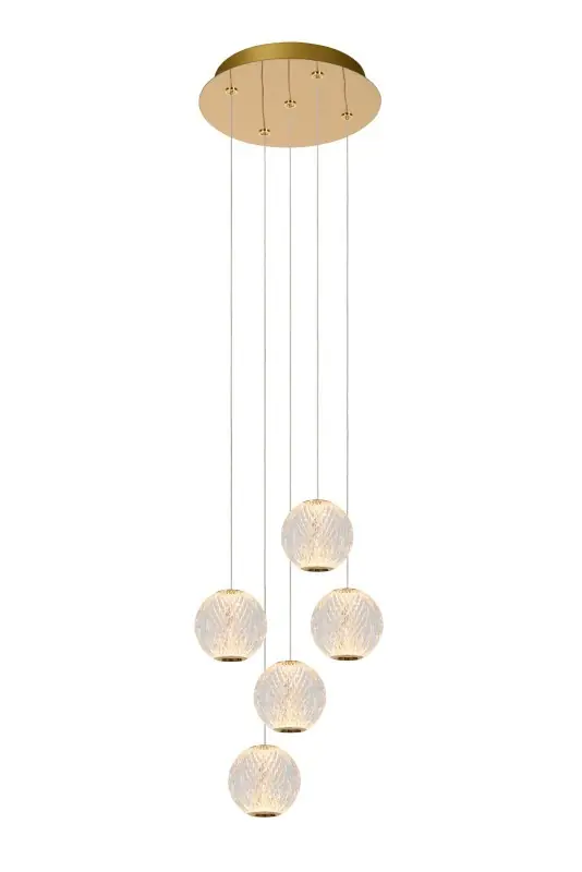 Lucide L134992260 LED mennyezeti függőlámpa CINTRA 5x4,7W integrált LED forrás 5x290lm 2700K Kihagyhatatlan ajánlat